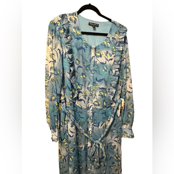 Prabal Gurung paradise blue maxi dress size 2X - Picture 10 of 16